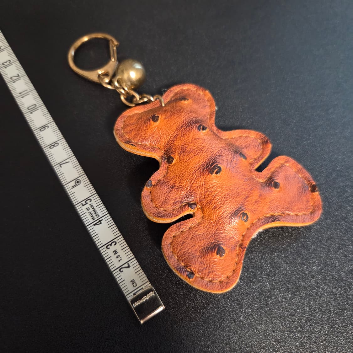 빈티지 베어 가죽 키링 상품이미지3