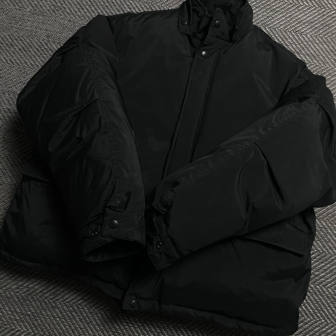 라퍼지스토어 미니멀 덕 다운 나일론 숏패딩o 5410 상품이미지2