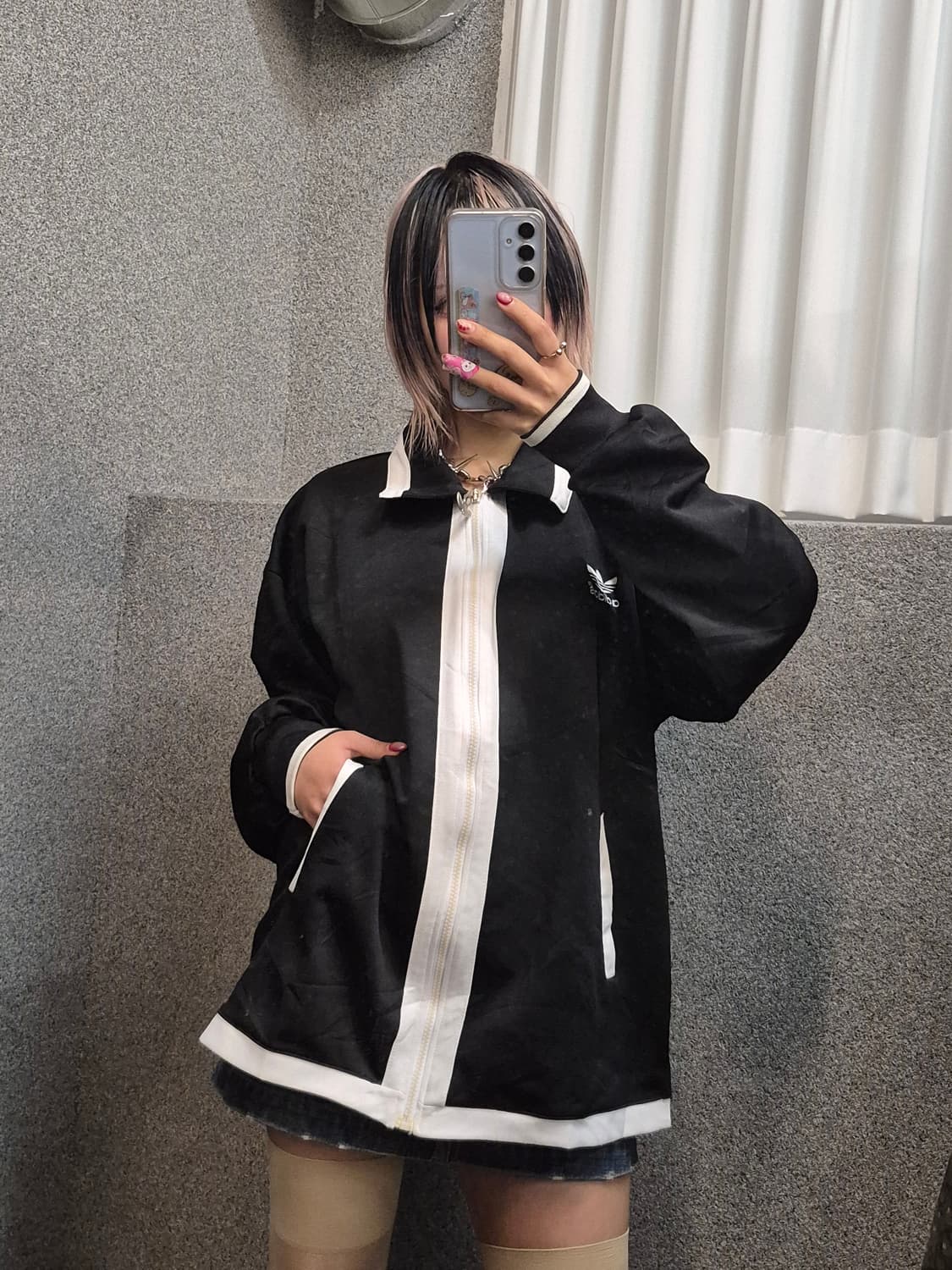 ADIDAS WHITE LINE POINT ZIPUP  상품이미지1