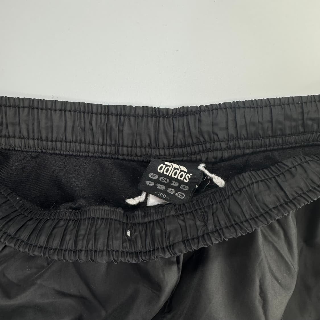 Adidas 아디다스 삼각로고 트랙탑 블랙 바람막이 팬츠 상품이미지6