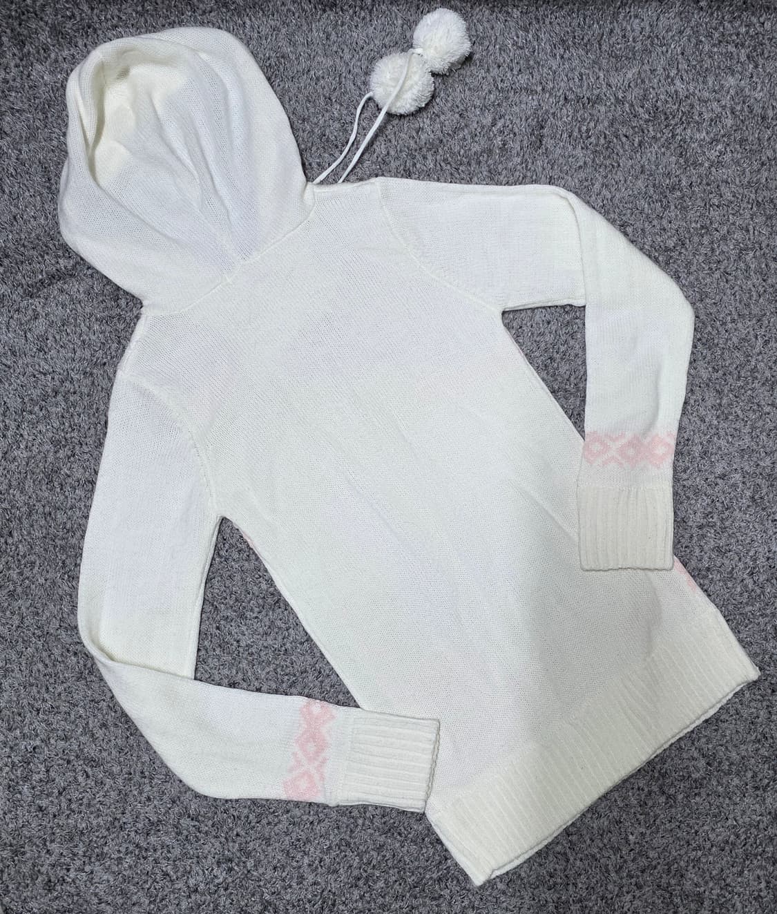 리즈리사 핑크 눈꽃 노르딕 폼폼이 니트 원피스 트랄라라 히메갸루 상품이미지6