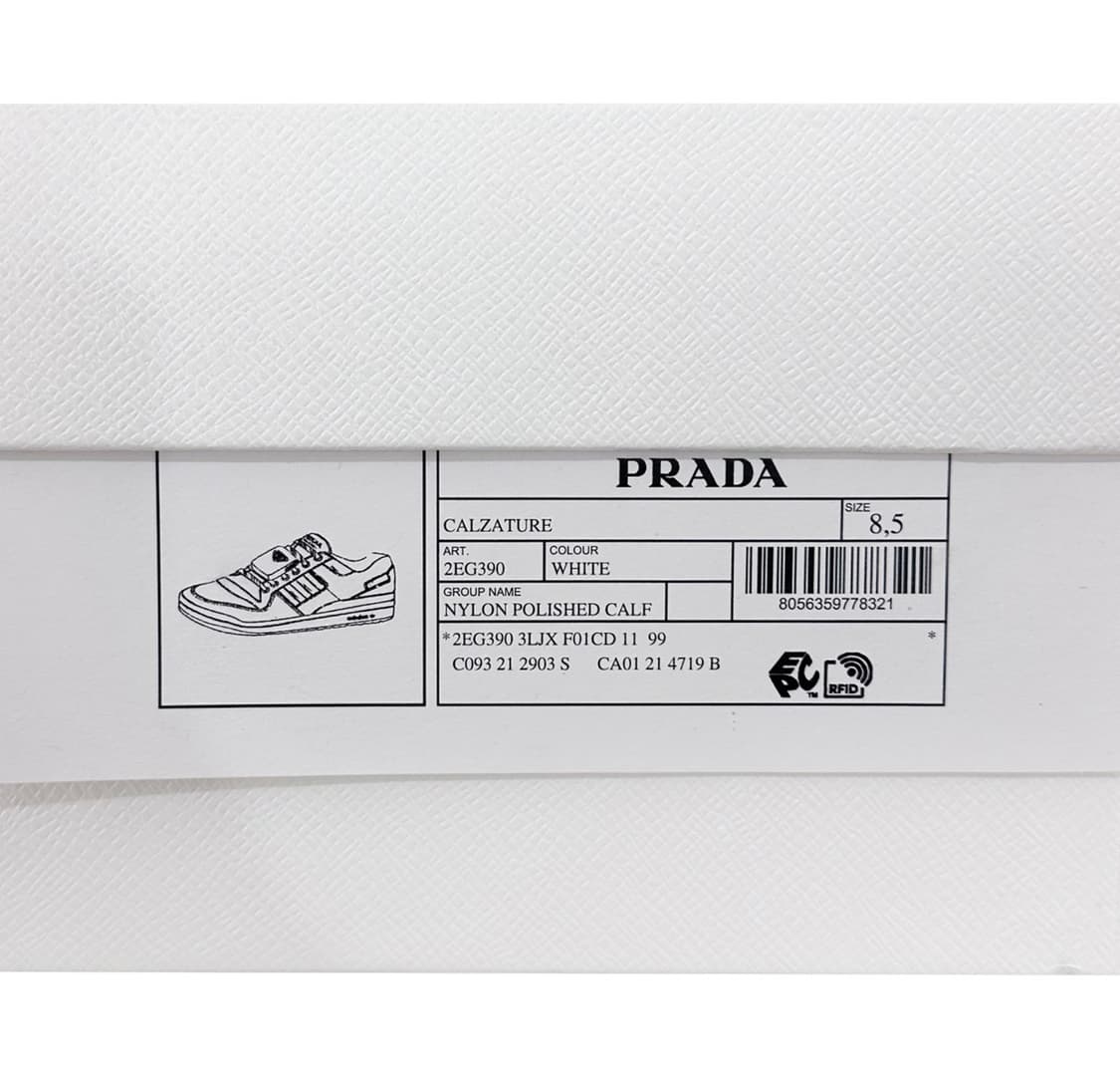 [8.5] Prada 아디다스 x 프라다 리나일론 컬렉션 로우 스니커즈 상품이미지9