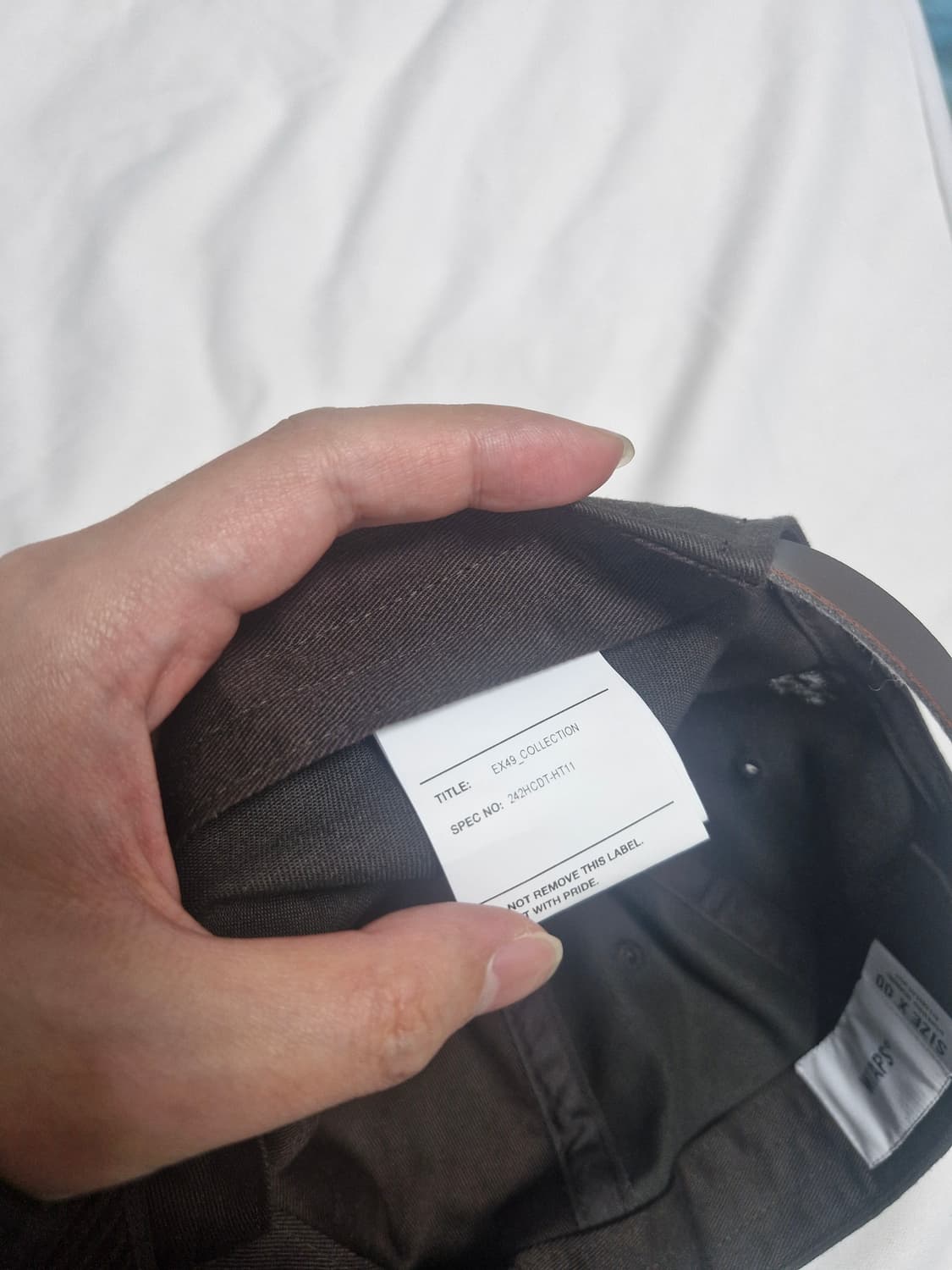 더블탭스 볼캡 상품이미지6