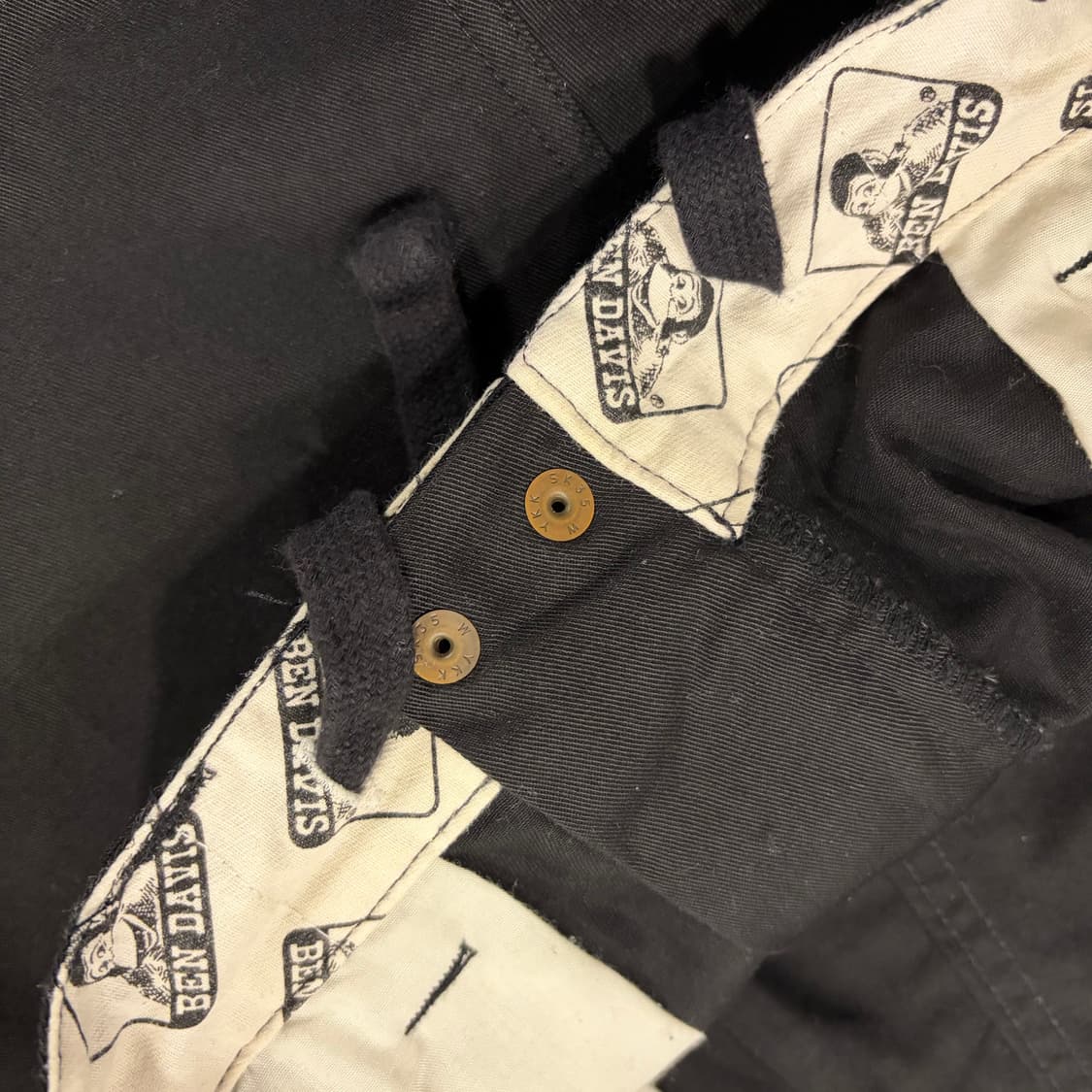 [XL] 벤 데이비스 블랙 바지 워크 팬츠 B871 상품이미지7