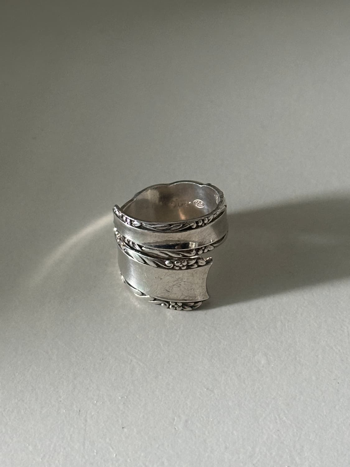 Vintage spoon 925silver ring 상품이미지1