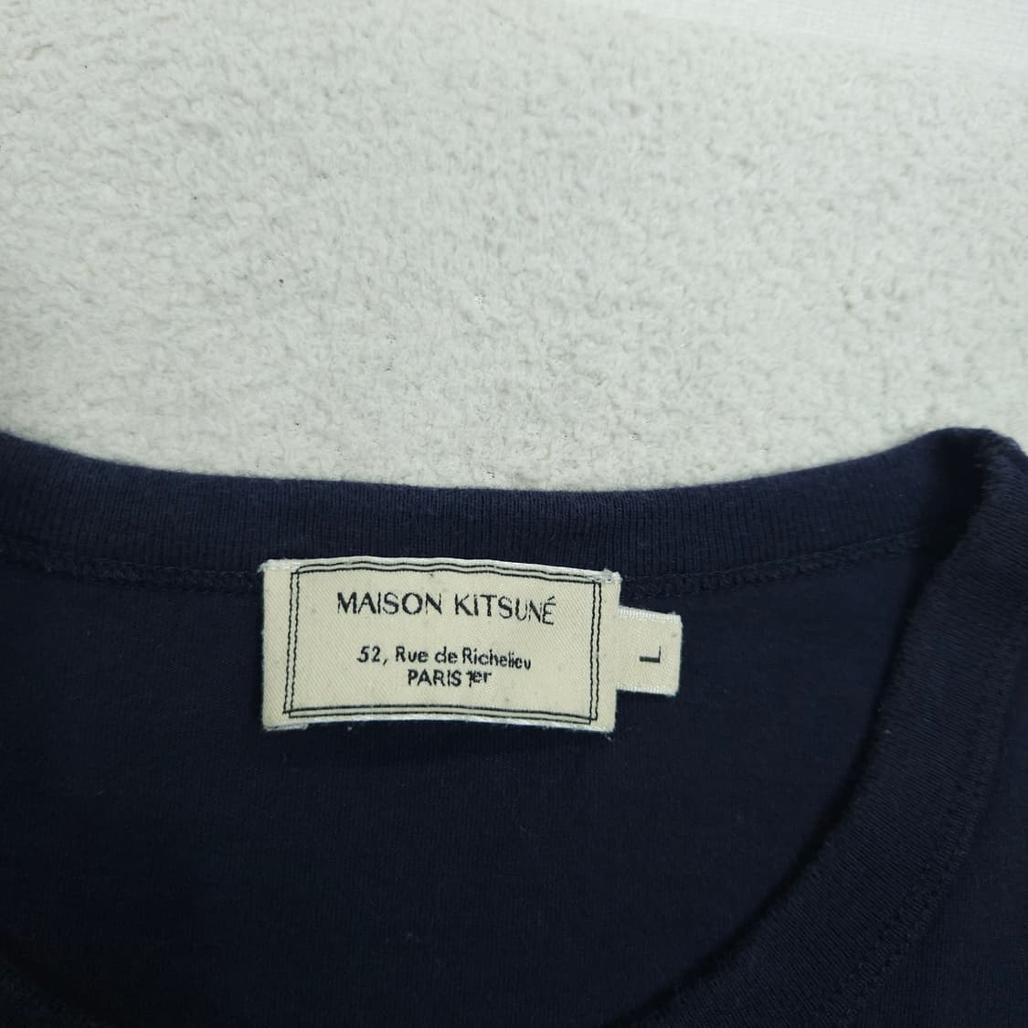 메종키츠네 트리컬러 반팔티 L 상품이미지3