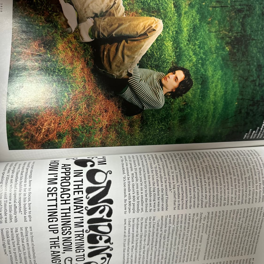 GQ 2020 Timothee chalamet 상품이미지3