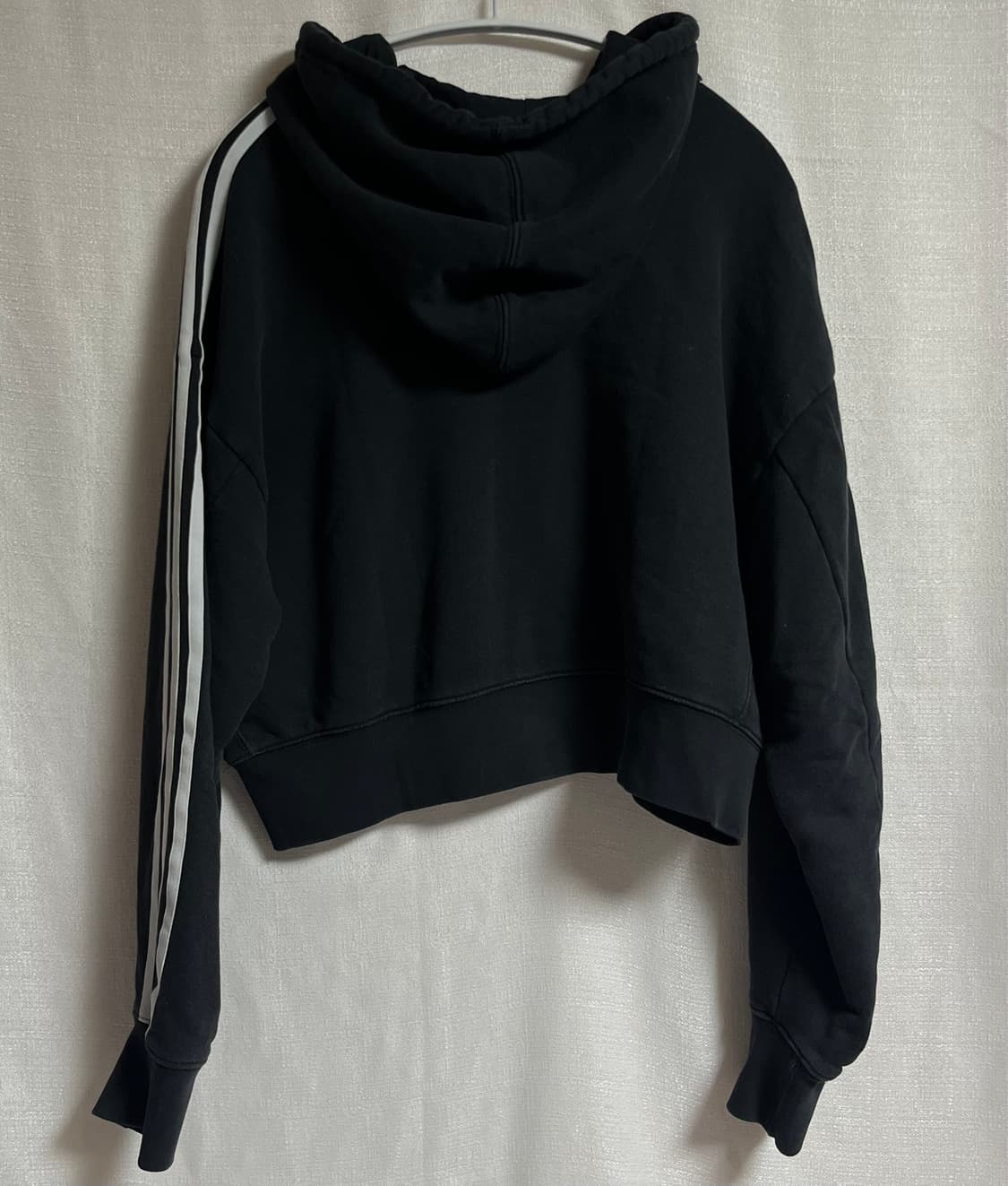 아디다스 크롭 삼선 후드티셔츠 후드티 S 상품이미지6