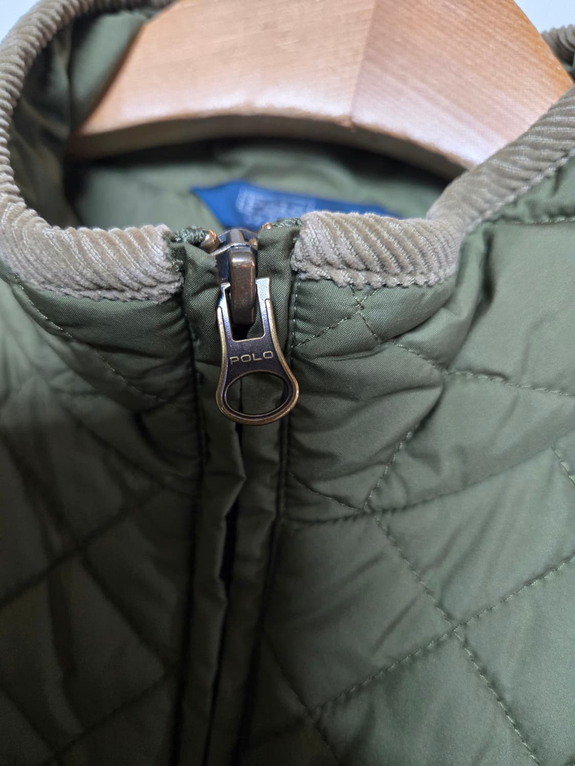 폴로 랄프로렌 퀼팅 자켓 올리브 보이즈 L14~16 상품이미지3