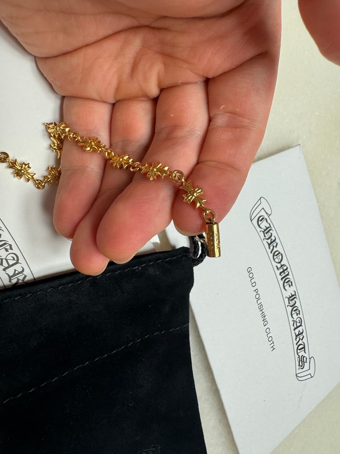 크롬하츠 타이니 팔찌 22k(12링크) 상품이미지6