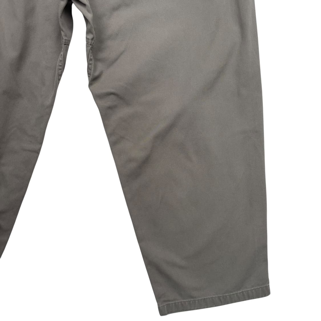 그라미치 카키 그레이 루즈 테이퍼드 팬츠 35 inch 상품이미지6