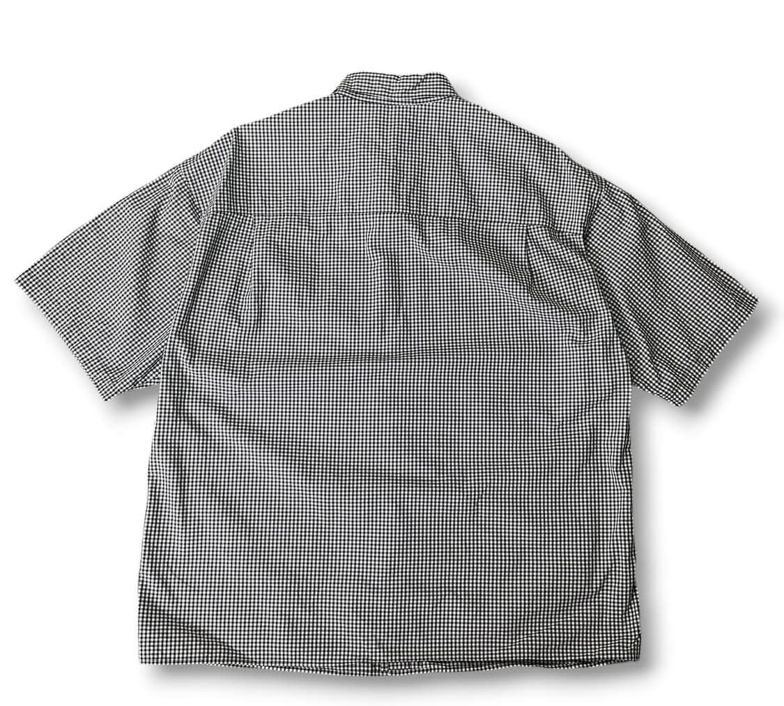 어나더오피스 깅엄 체크 반팔셔츠 M 상품이미지2