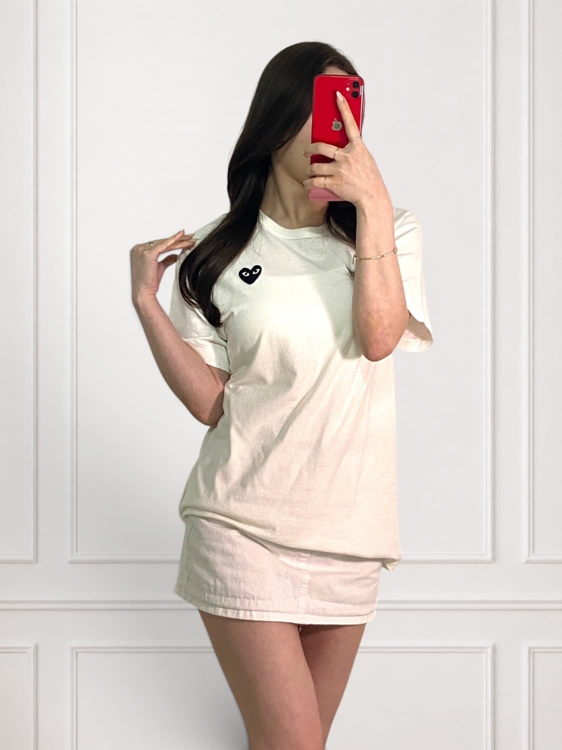꼼데가르송 블랙와펜 라운드티 상품이미지1