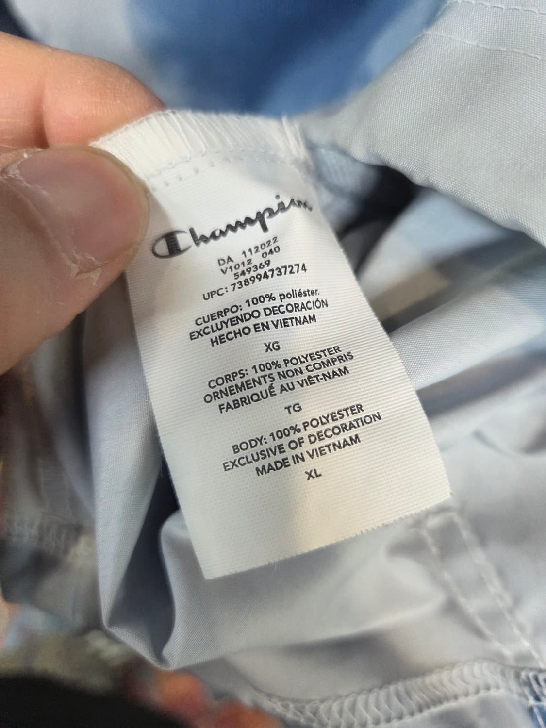 챔피온 패커블 아노락 바람막이 자켓 xl 상품이미지4