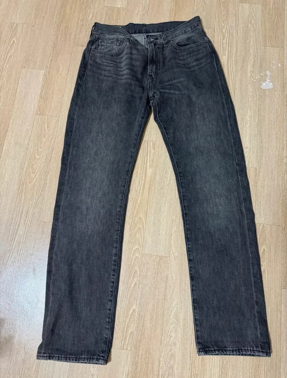 리바이스 505 프리미엄 셀비지 바살트 락 색상 상품이미지1