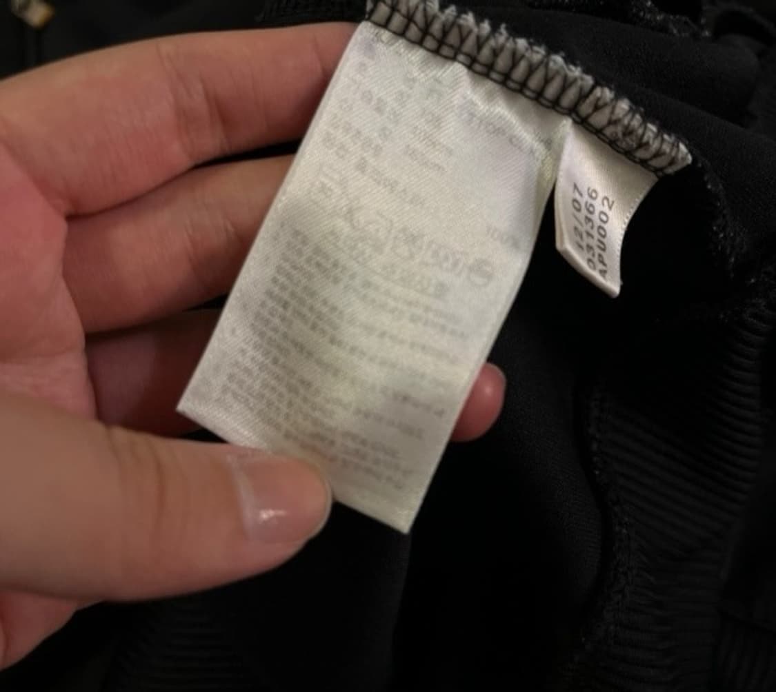 아디다스 블랙 검흰 트랙탑 져지집업 105/XL 상품이미지5