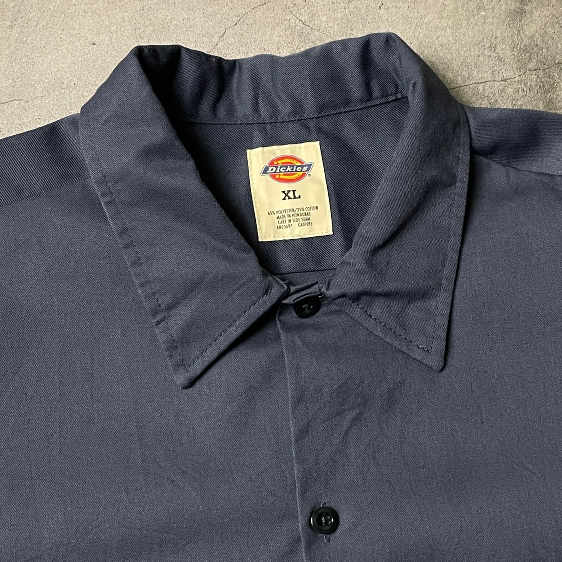 DICKIES 디키즈 빈티지 네이비 플랩포켓 워크 셔츠 A00898 상품이미지2