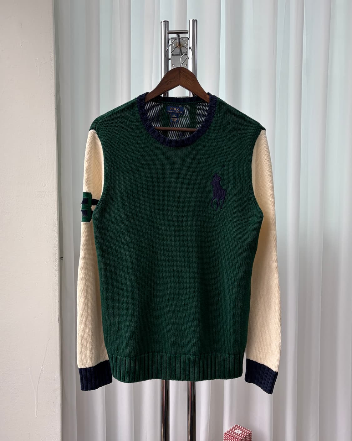 [M-L]폴로 랄프로렌 빅포니 치프키프 코튼 니트 상품이미지1