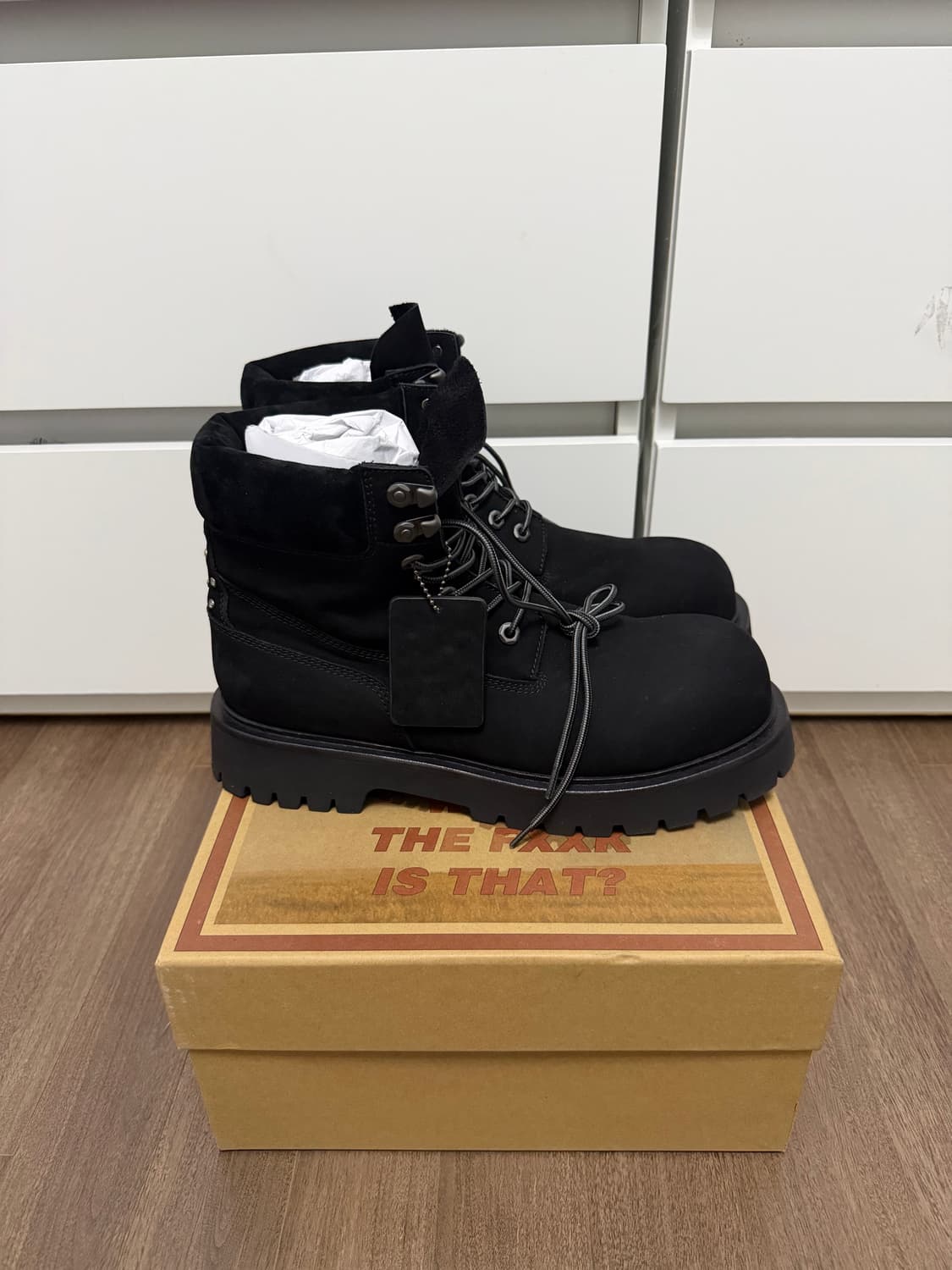 [290]킨치 마넴피 워커 부츠 블랙 상품이미지4