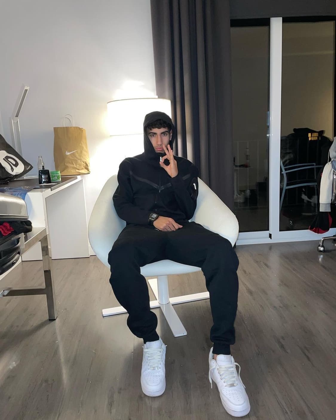 [XL] 나이키 테크 플리스 셋업 - 블랙 상품이미지2