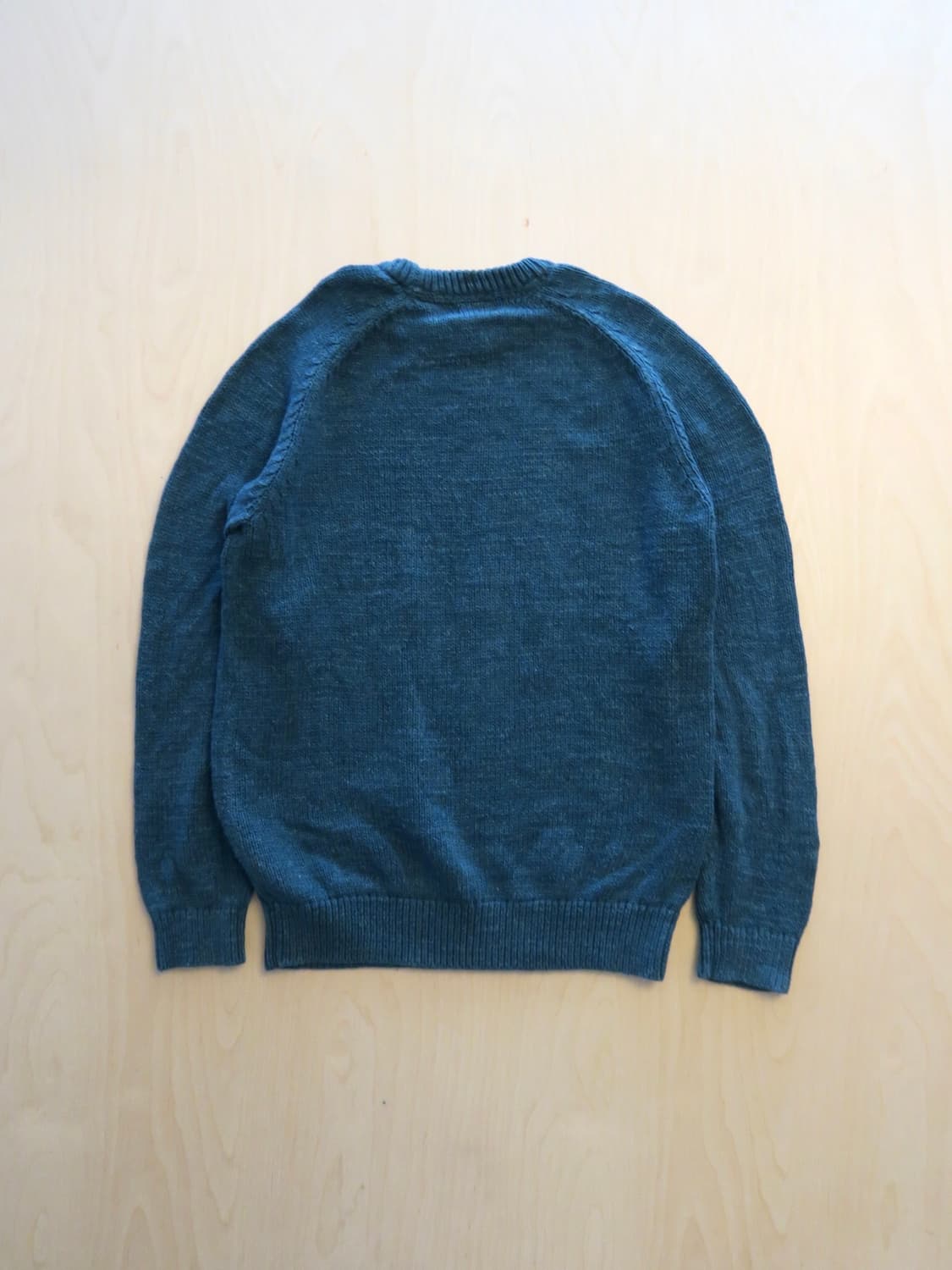 LLbean 라운드 니트 블루 (레어컬러) L 상품이미지6
