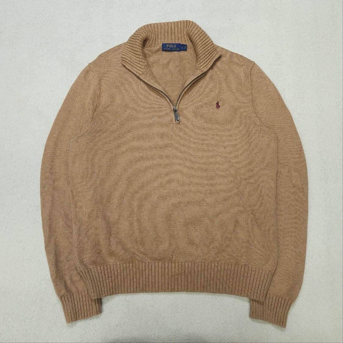 폴로 랄프 로렌 신형 반집업 니트 L 상품이미지2