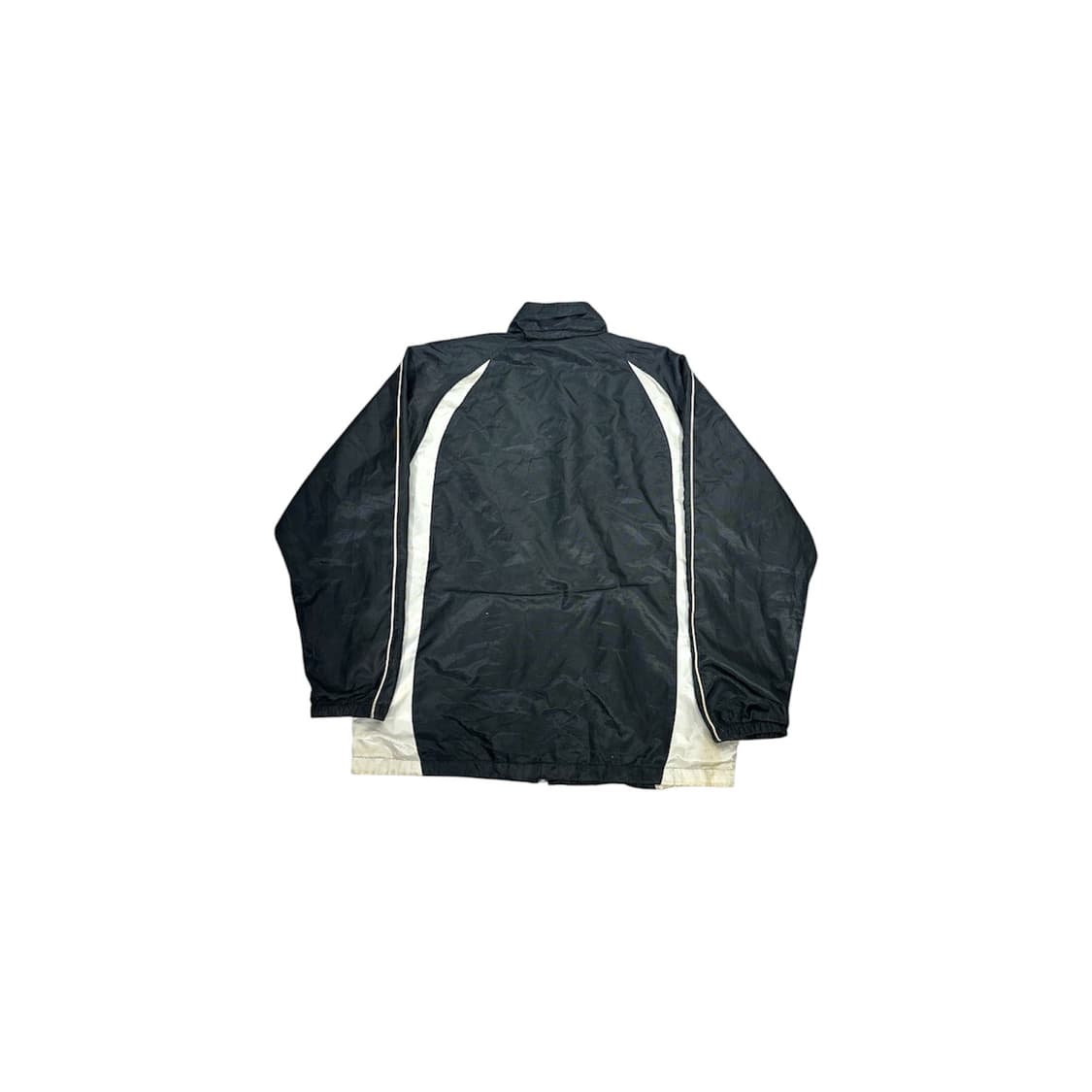 아디다스 블랙 화이트 사이드 라인 바람막이 트랙 자켓 L 상품이미지6