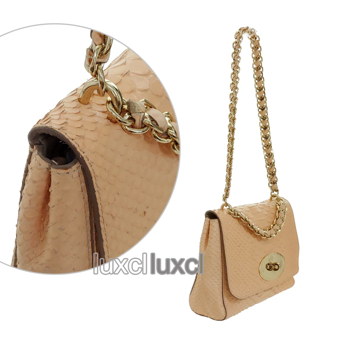 [정품] 멀버리 세실리 파이톤 스킨 사첼 숄더백 상품이미지5