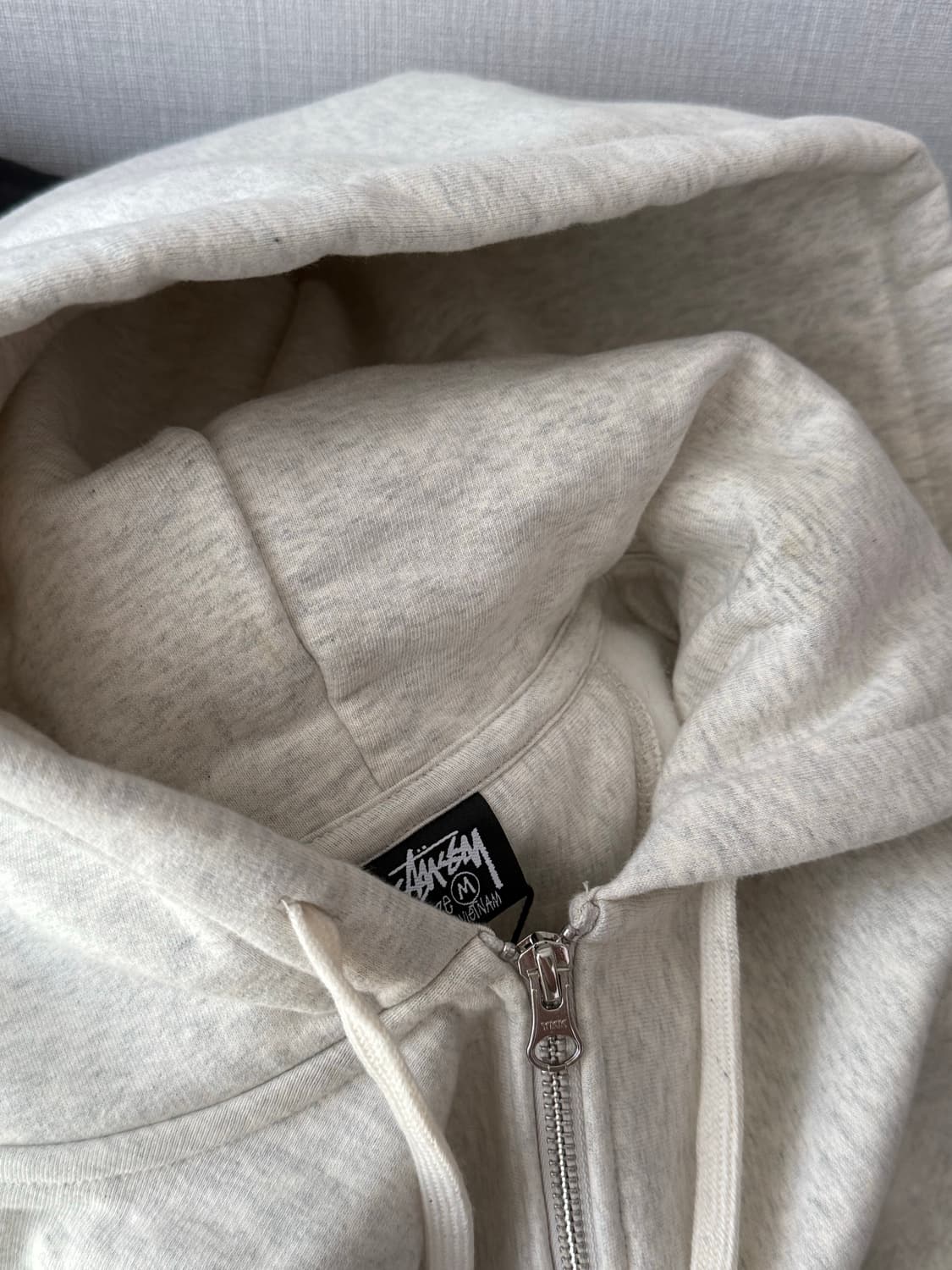 [M] 스투시 랫 후드 집업 애쉬 헤더 상품이미지6