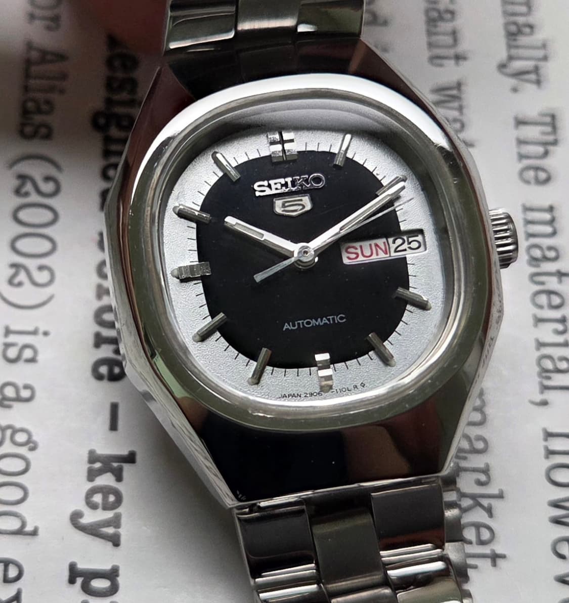 레어] 빈티지 세이코 옥토 터틀형 투톤청판 오토매틱 여성용 브레이슬릿 v 상품이미지9