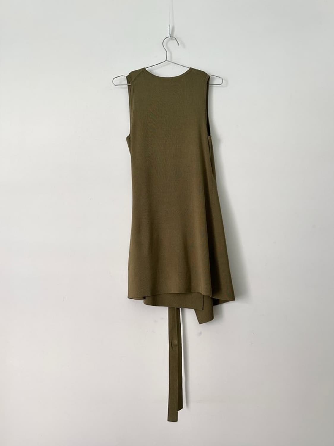 COS wrap strap sleeveless knit / khaki 상품이미지5