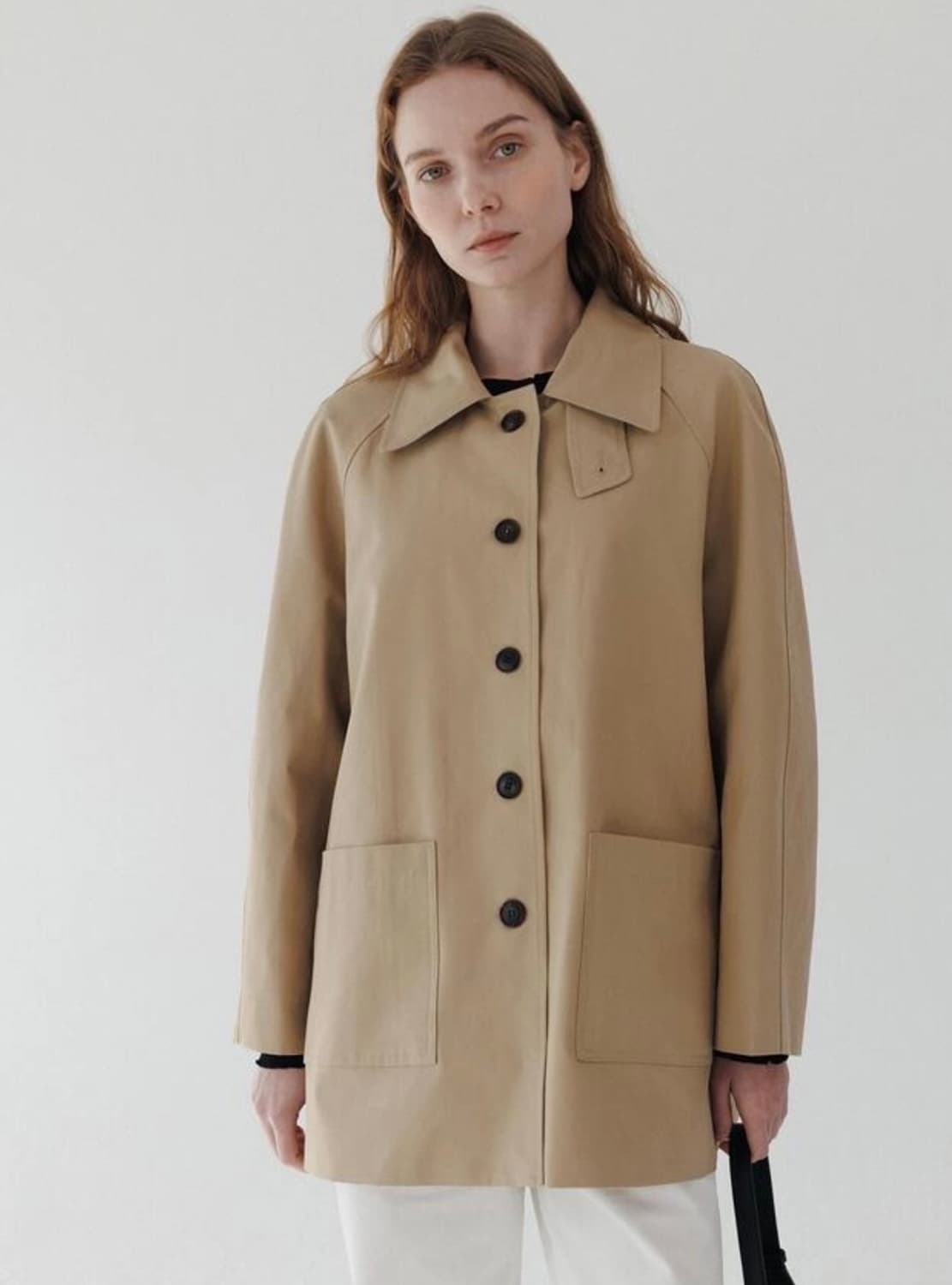 유라고 맥 하프 트렌치코트 베이지  상품이미지2