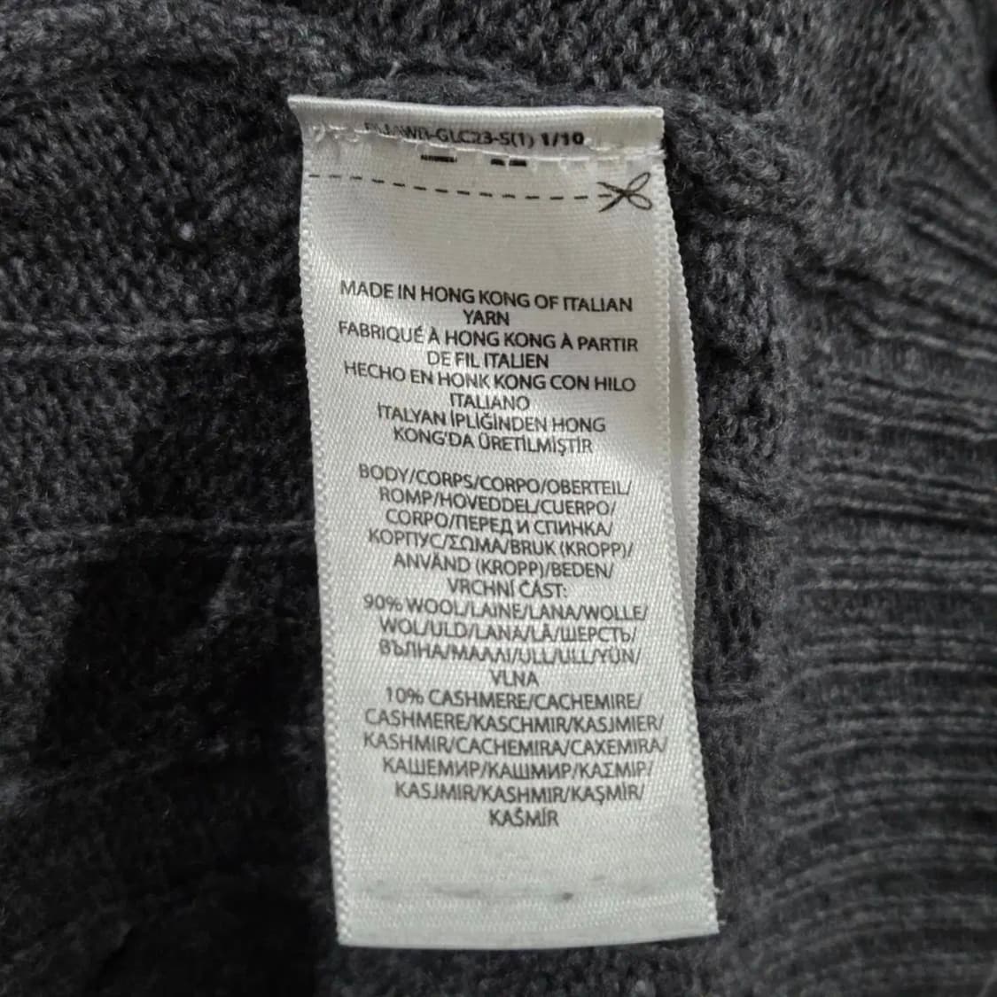 폴로랄프로렌 울 캐시미어 케이블 니트 XL 상품이미지4