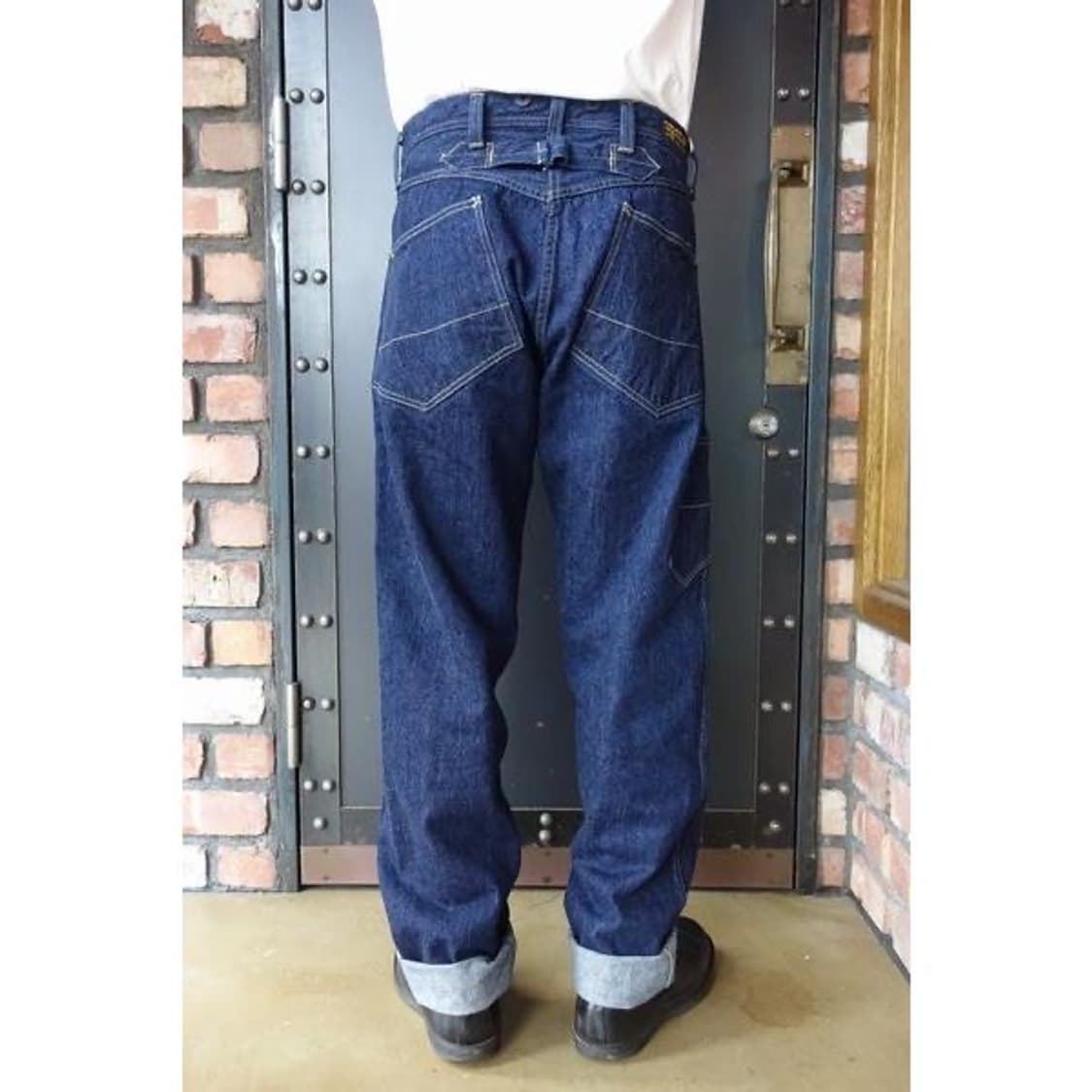 [32]프리휠러스 "BAKE HEAD" 14oz 인디고 데님 팬츠 상품이미지3