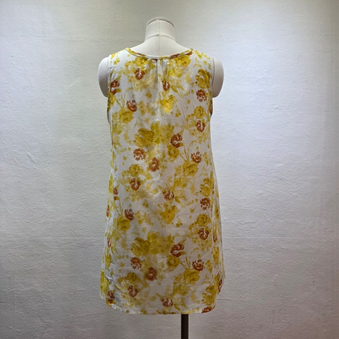 JuicyClothes 수채화 플라워 슬리브리스 롱 블라우스  상품이미지5