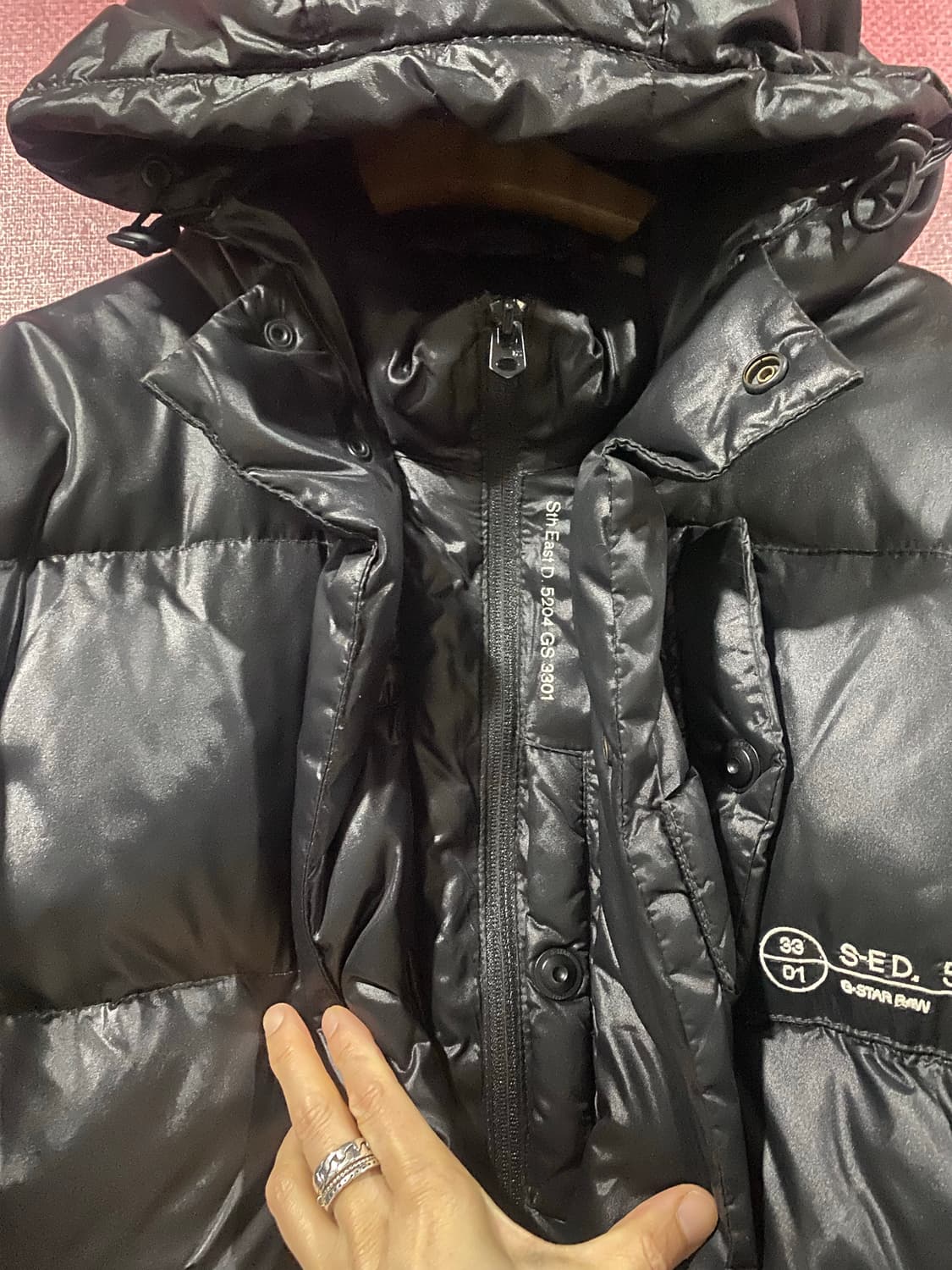 G-Star RAW S-ED 5204 블랙 패딩XL 상품이미지6