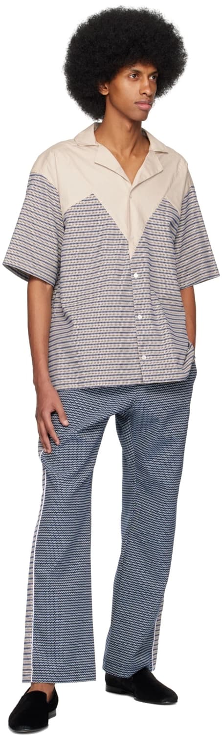 알루왈리아 Khorba 자카드 하프 셔츠 상품이미지8