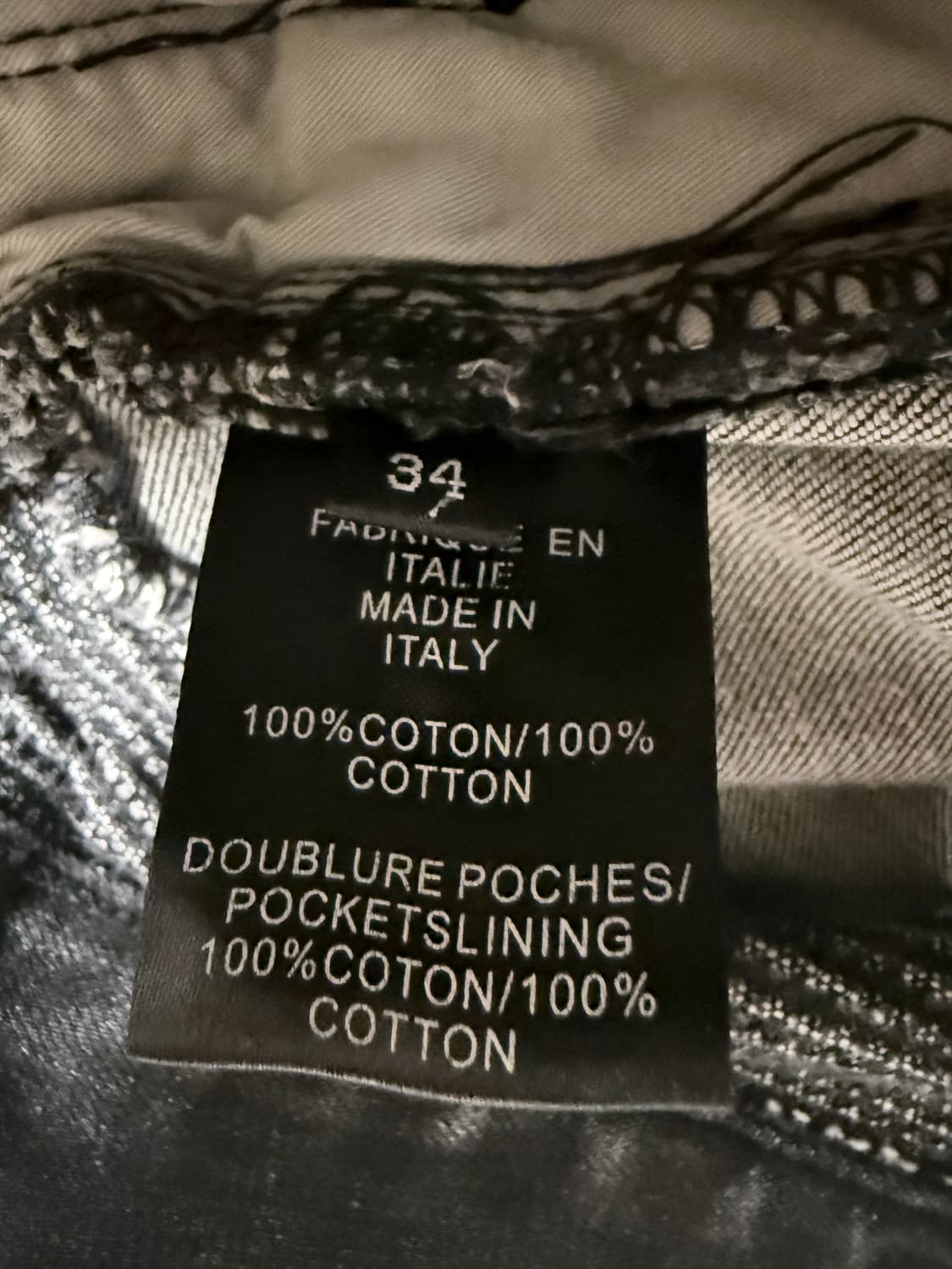 발망(BALMAIN) 디스트로이드 바이커 데님 팬츠 34 데일리  상품이미지10