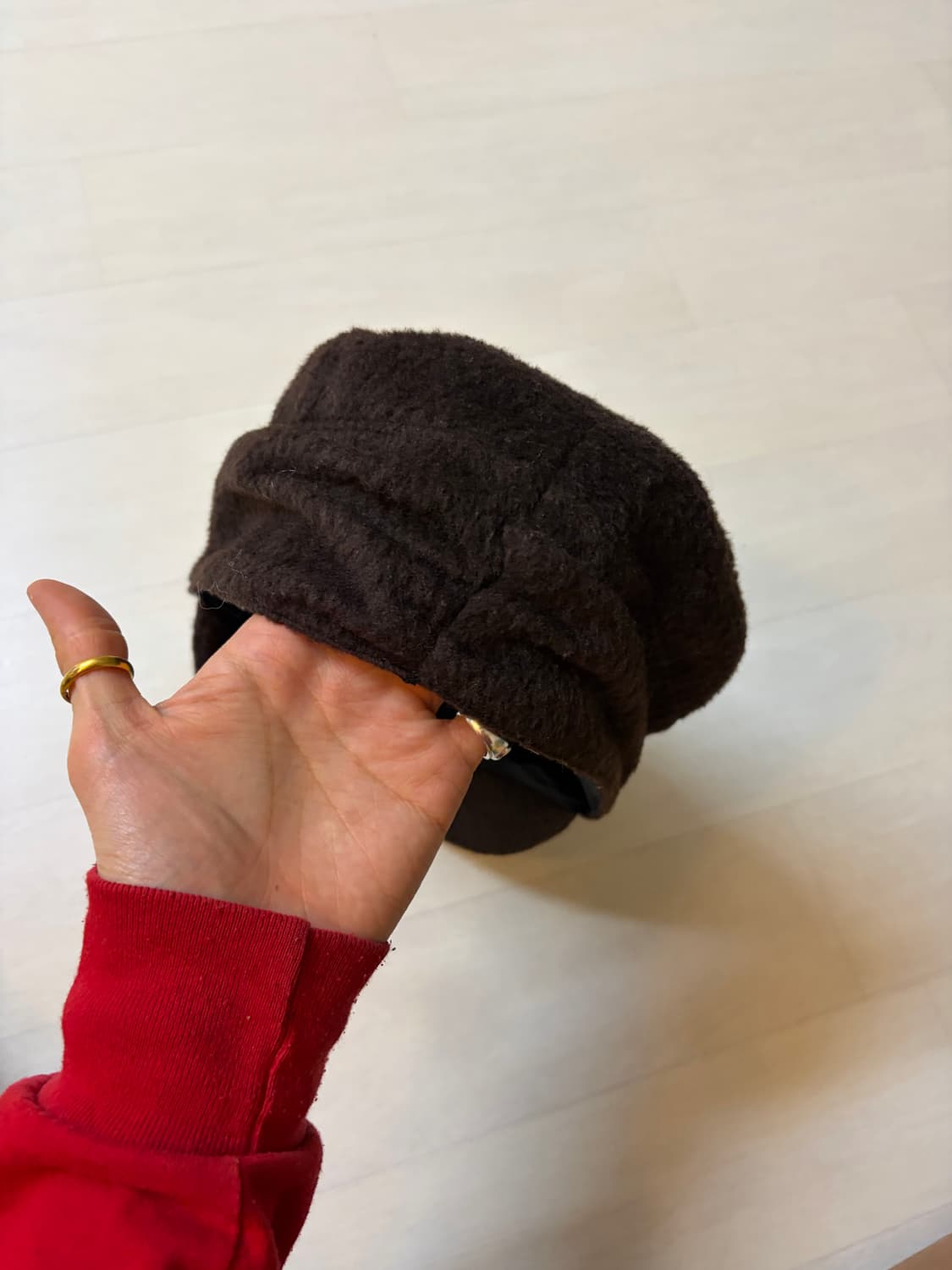 일본브랜드 브라운 모자  상품이미지5