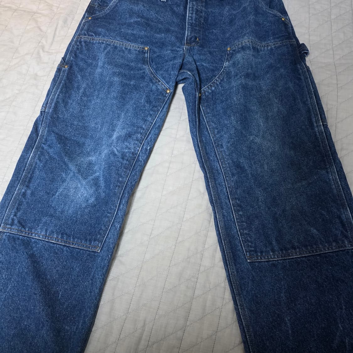 [38X30] 90s 칼하트  더블니 바람개비택 데님팬츠 @ B-23 상품이미지2