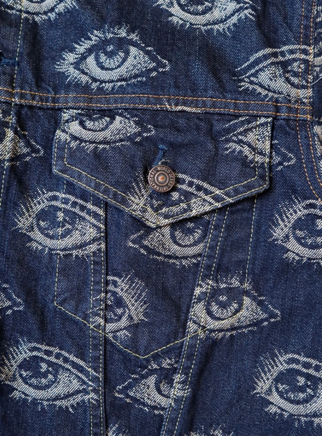 캐피탈 12온즈 스피크이지 데님 써드 자켓 인디고 상품이미지3