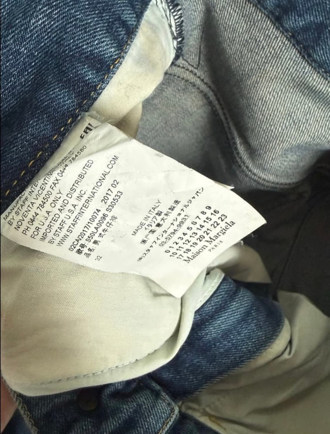 마르지엘라 투톤 데님 상품이미지5