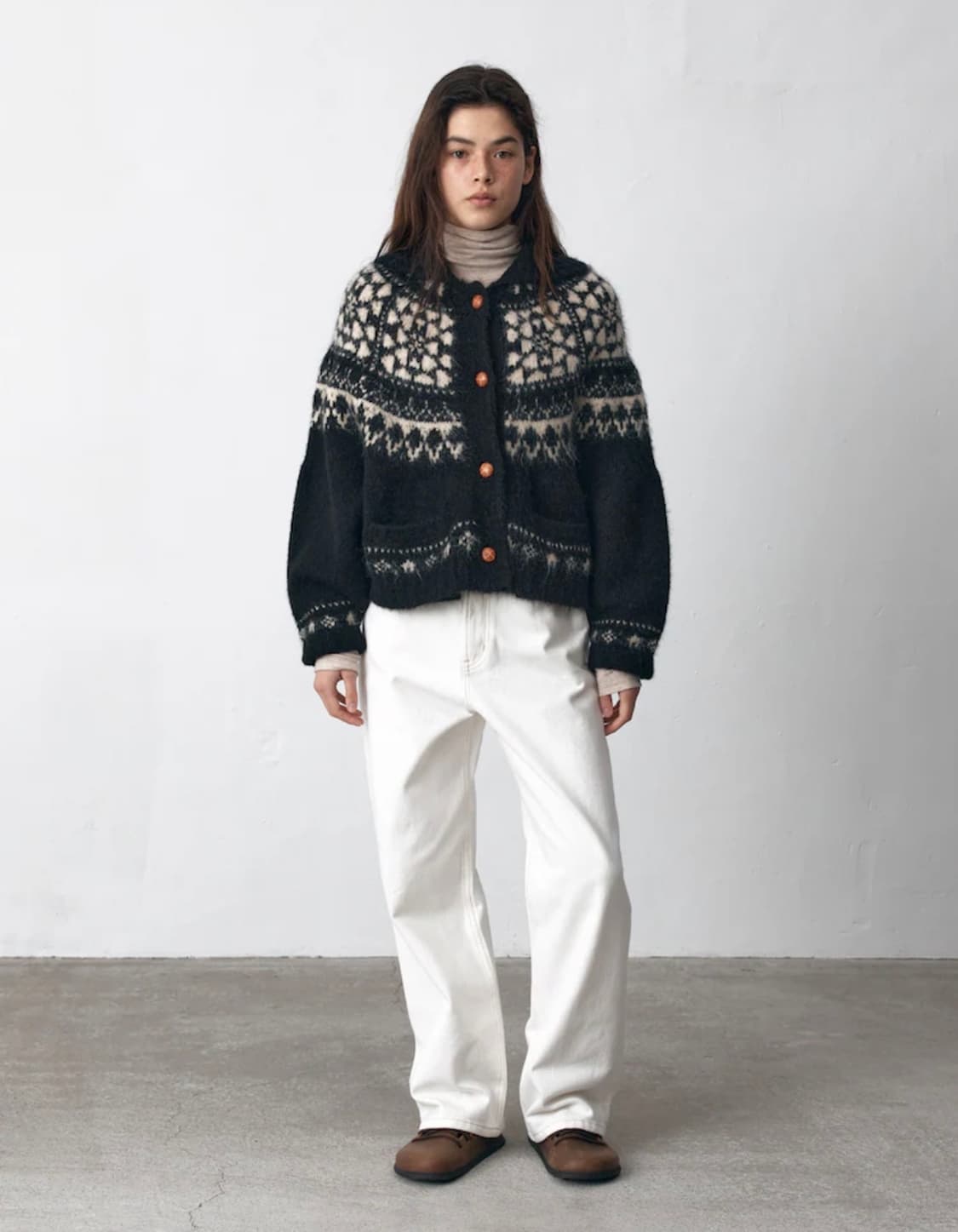 비이커 beaker 우먼 코위찬 가디건 상품이미지1