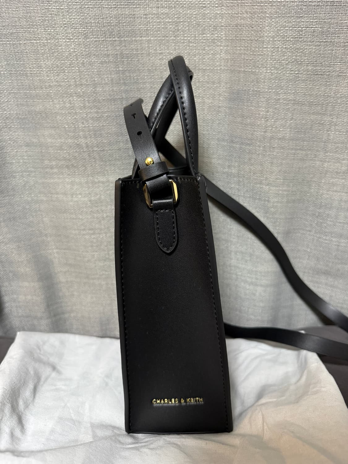 찰스앤키스 블랙 토트&크로스백  상품이미지2