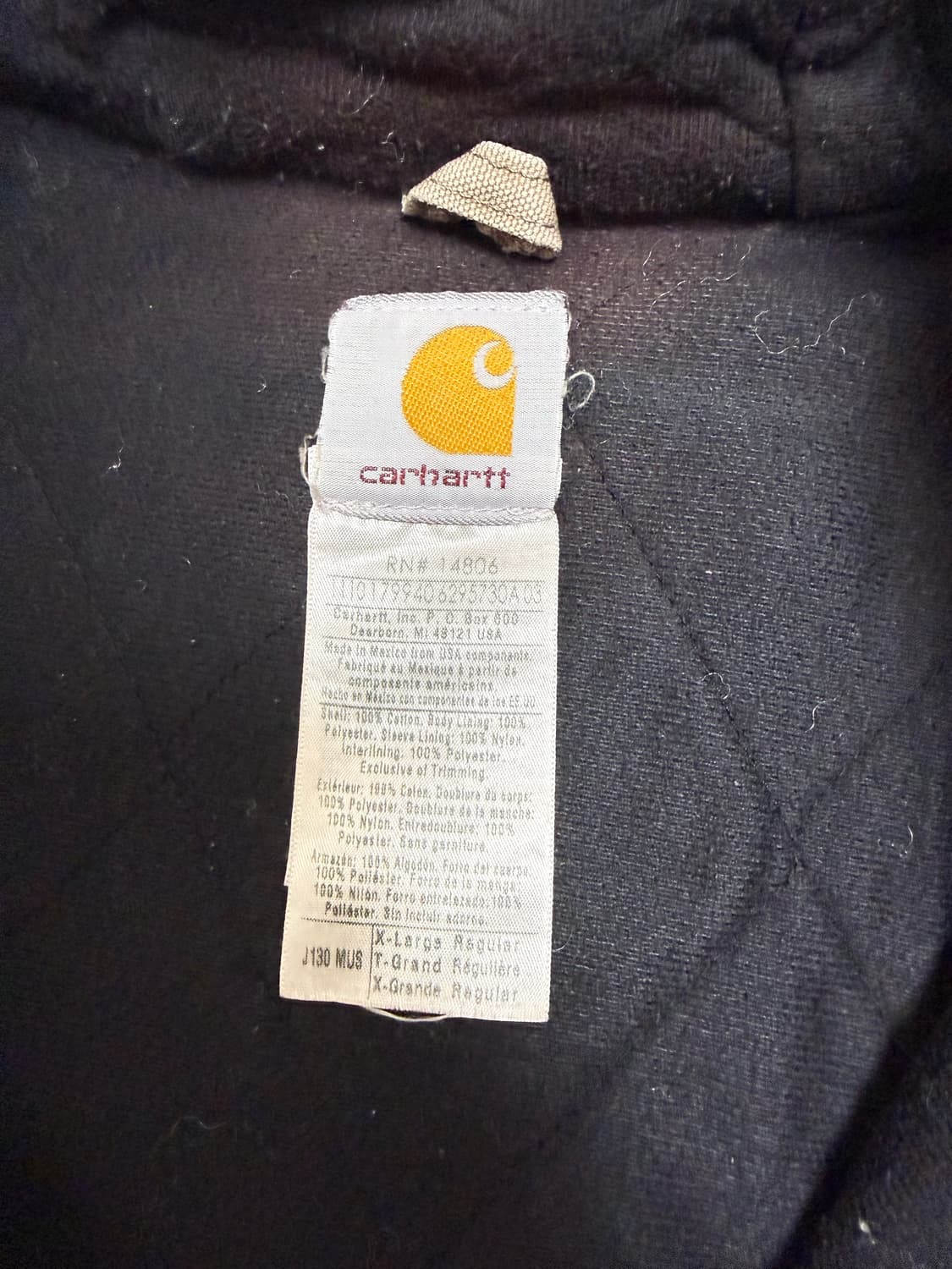 빈티지 칼하트 액티브자켓 XL 머쉬룸 상품이미지5