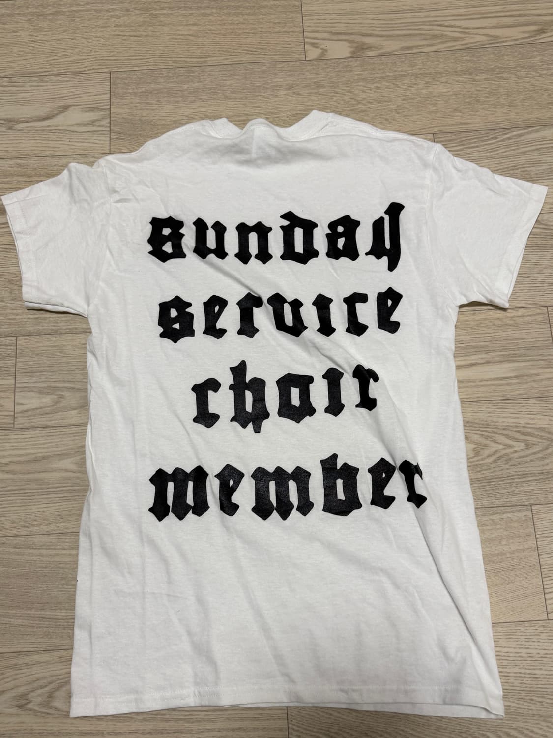 yeezy 선데이서비스 티셔츠 s사이즈 상품이미지1