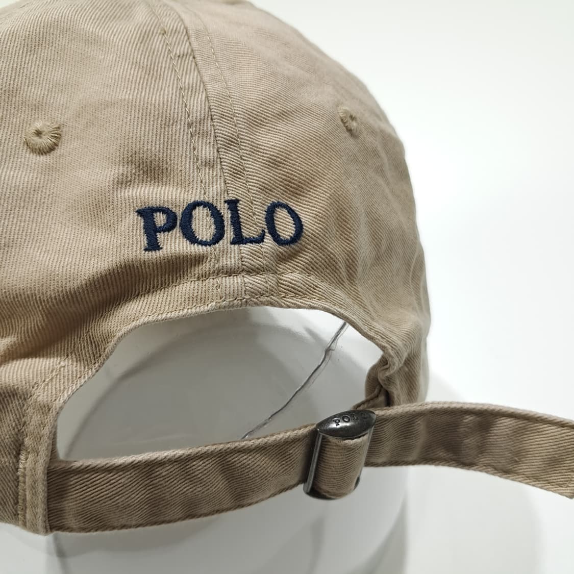 CL247 폴로 코튼 네이비포니 베이지 볼캡 모자 상품이미지6