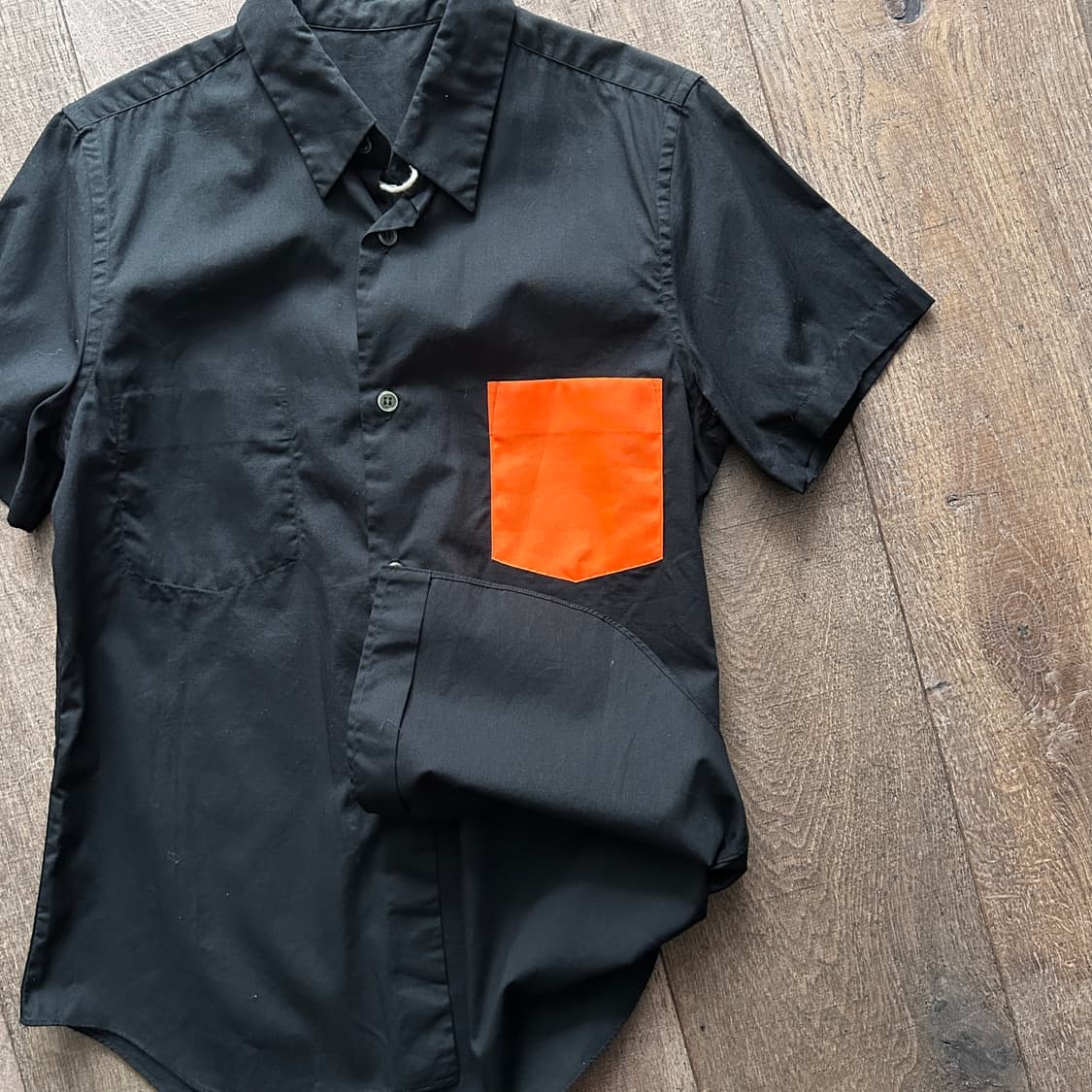 Pocket Detail Half Shirt 상품이미지3