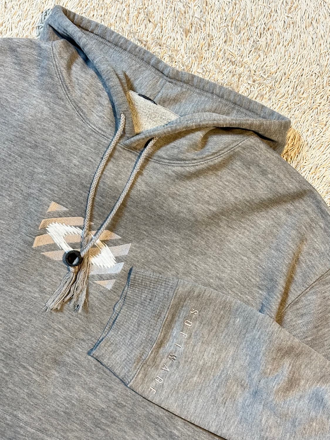 희귀) 00's 오클리 소프트웨어 아카이브 자수로고 후드티 그레이 상품이미지2