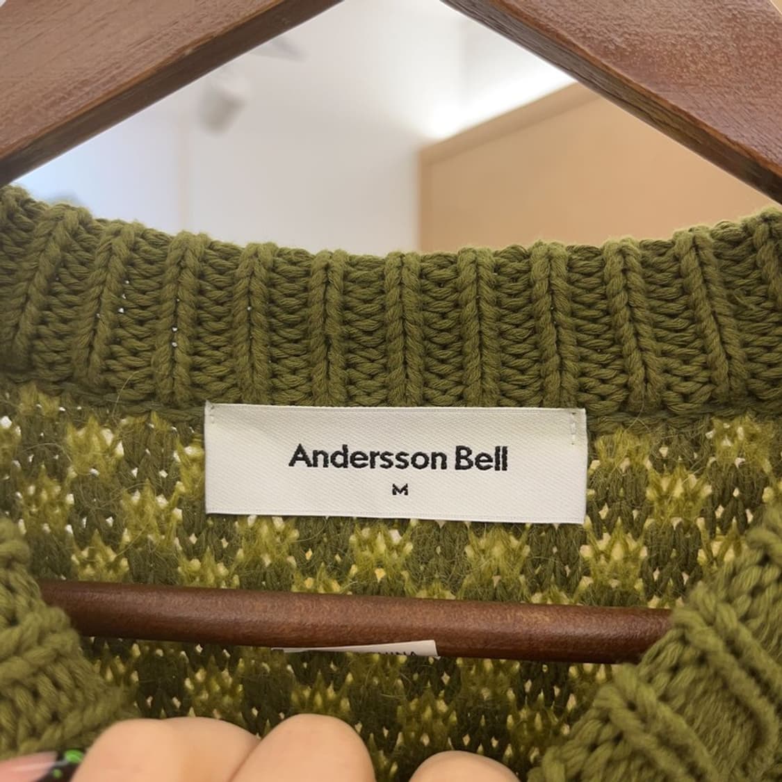 앤더슨벨 프란시스코 인사이드 아웃 뜨개 니트 M C09293 상품이미지5